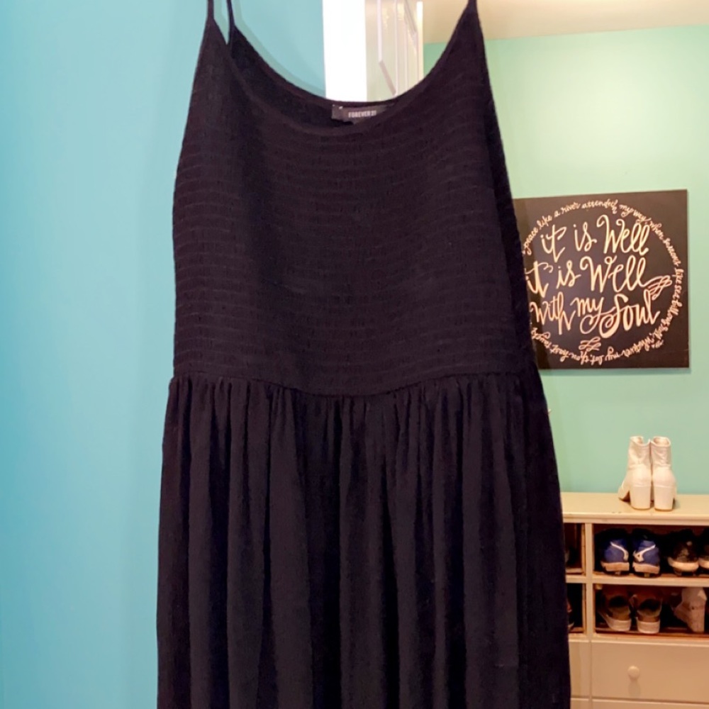 forever 21 black dress